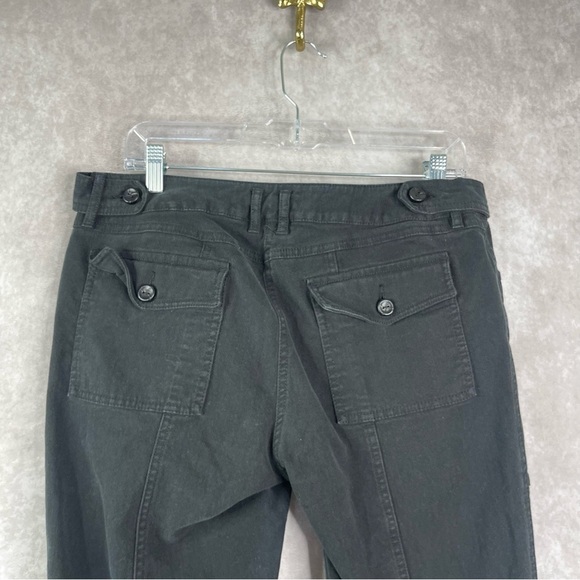 Weekend MaxMara Slim Fit Stretch W11 Pants In Black Women's Size US 12 - Picture 4 of 7